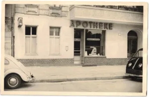 Borussia-Apotheke in Berlin-Charlottenburg Außenansicht von früher
